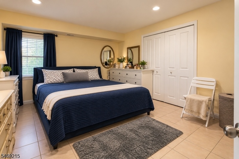 Ground fl Staged Navy Bedroom