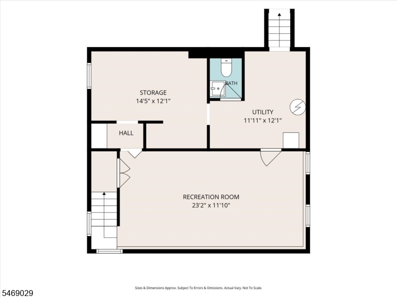 Basement floor plan