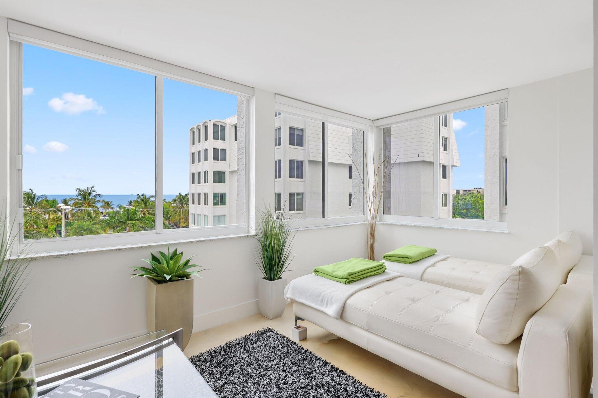 gorgeous view from the sunroom