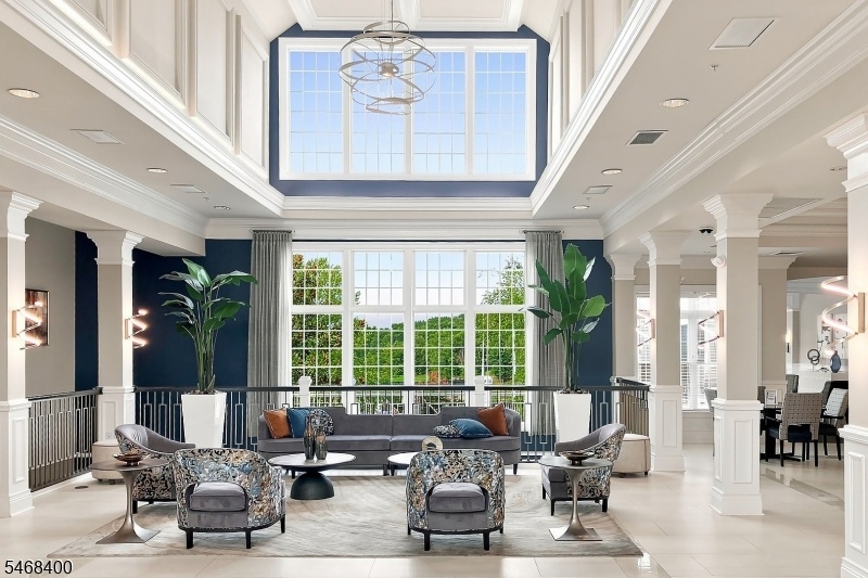 Lobby in clubhouse