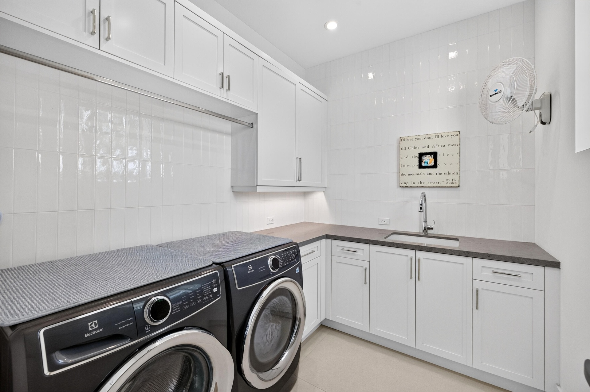 Second level utility room