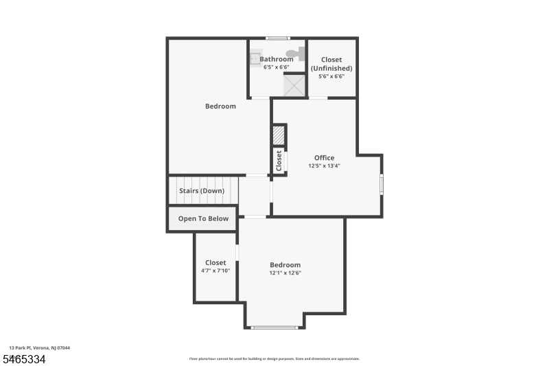 SECOND UNIT FLOOR PLAN