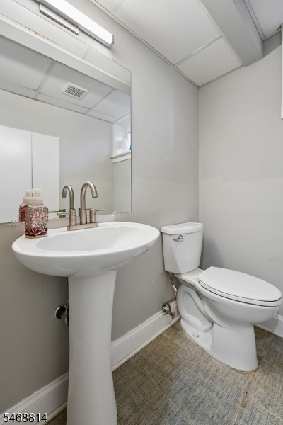 Powder room (lower level)