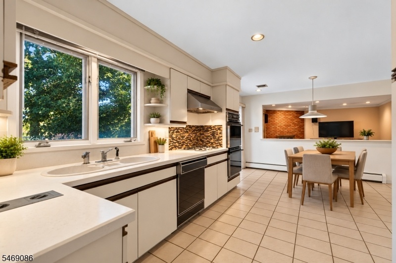 virtually staged kitchen