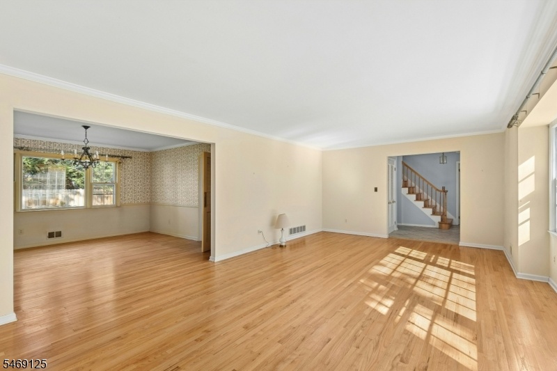 Living room to dining room