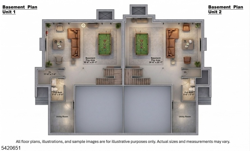 Basement floor plan