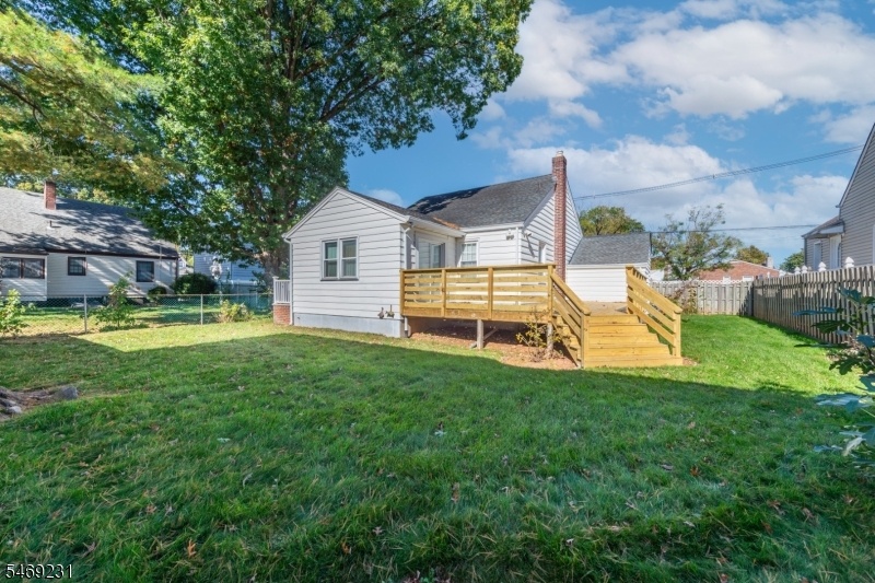 Large backyard