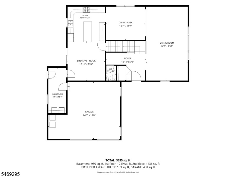 1st Flr - Floor Plan