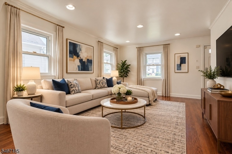 Virtually Staged Living Room