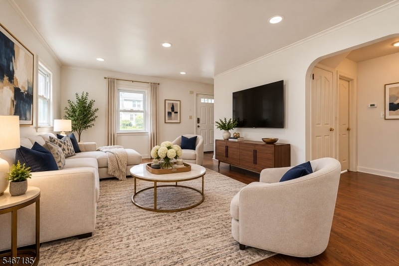 Virtually Staged Living Room