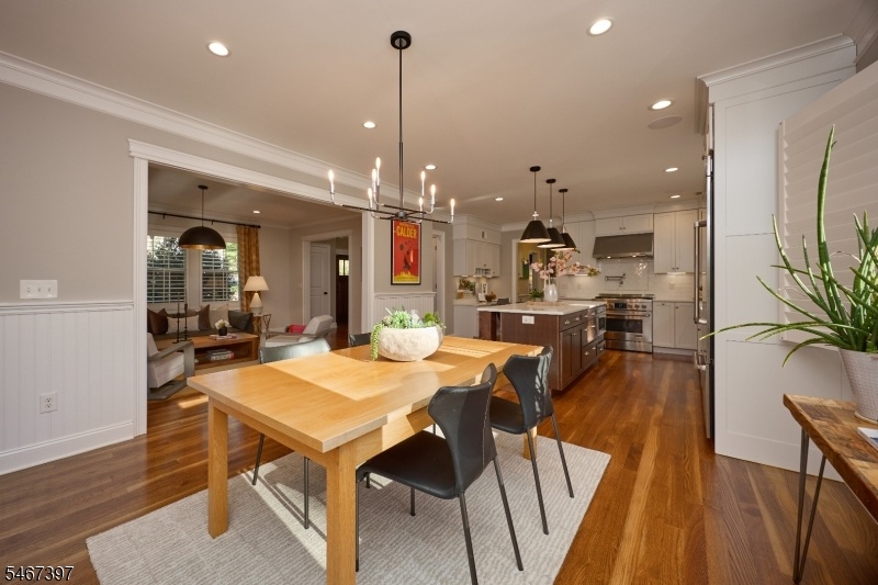 Kitchen adjacent to Living Rm