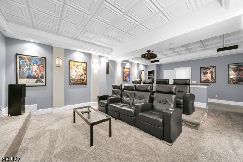 Lower level - media room