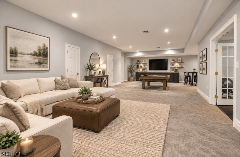 Lower level - family room