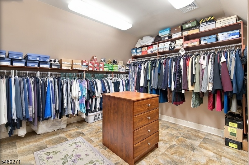 One of the 2 walk-in closets