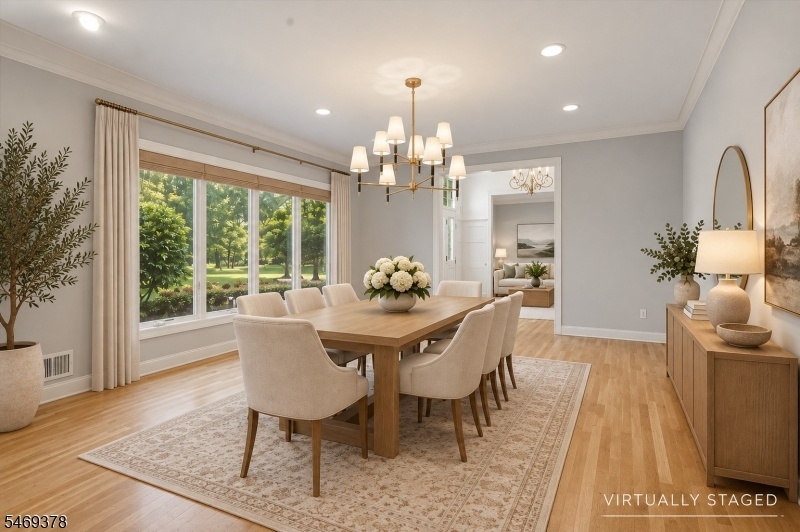 Dining Room virtually staged