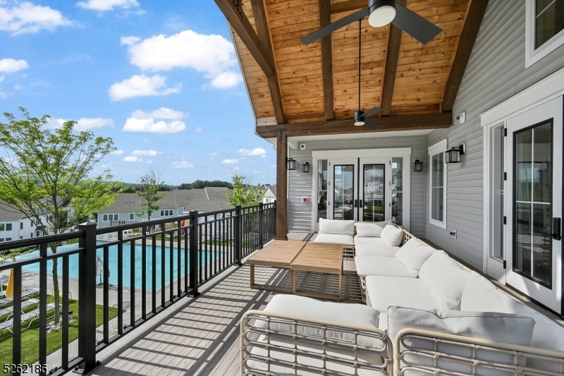 Rear deck at the Clubhouse