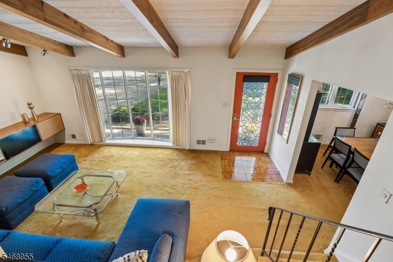 Living room from stair top