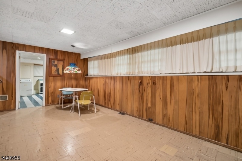 Basement rec room