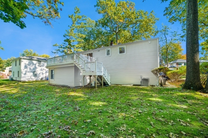 Back view and yard