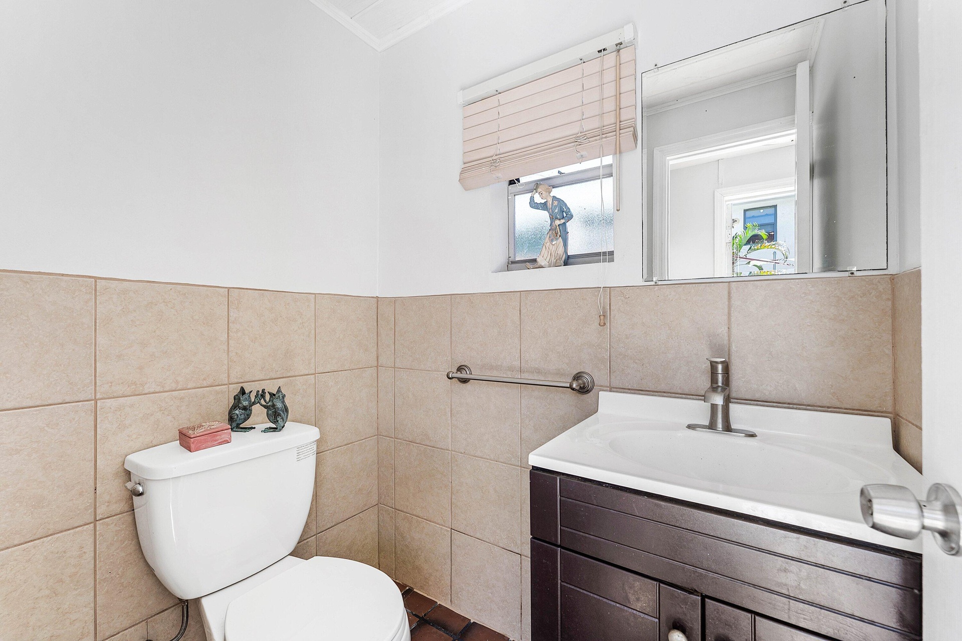 Outdoor bathroom