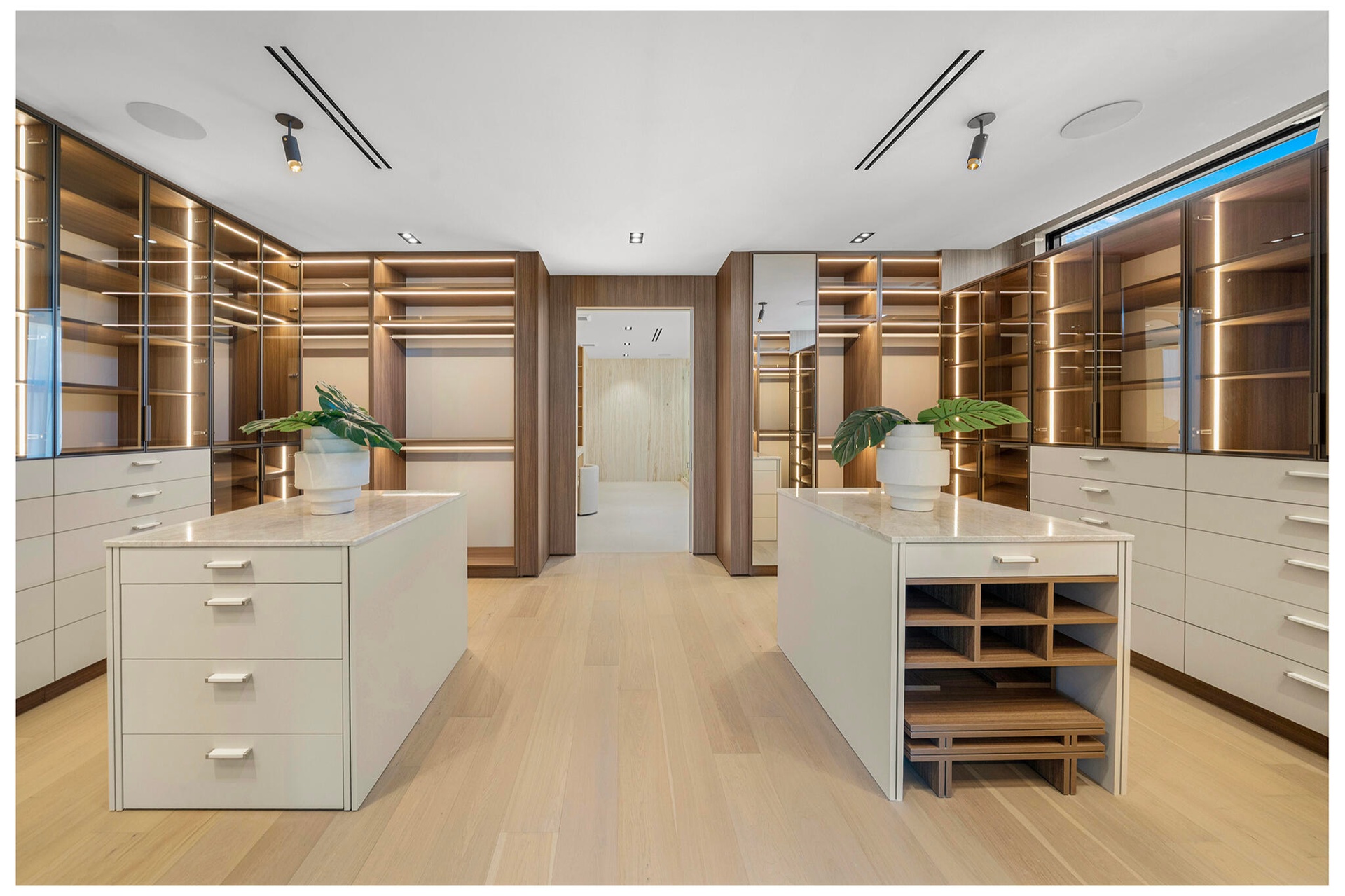Primary closet