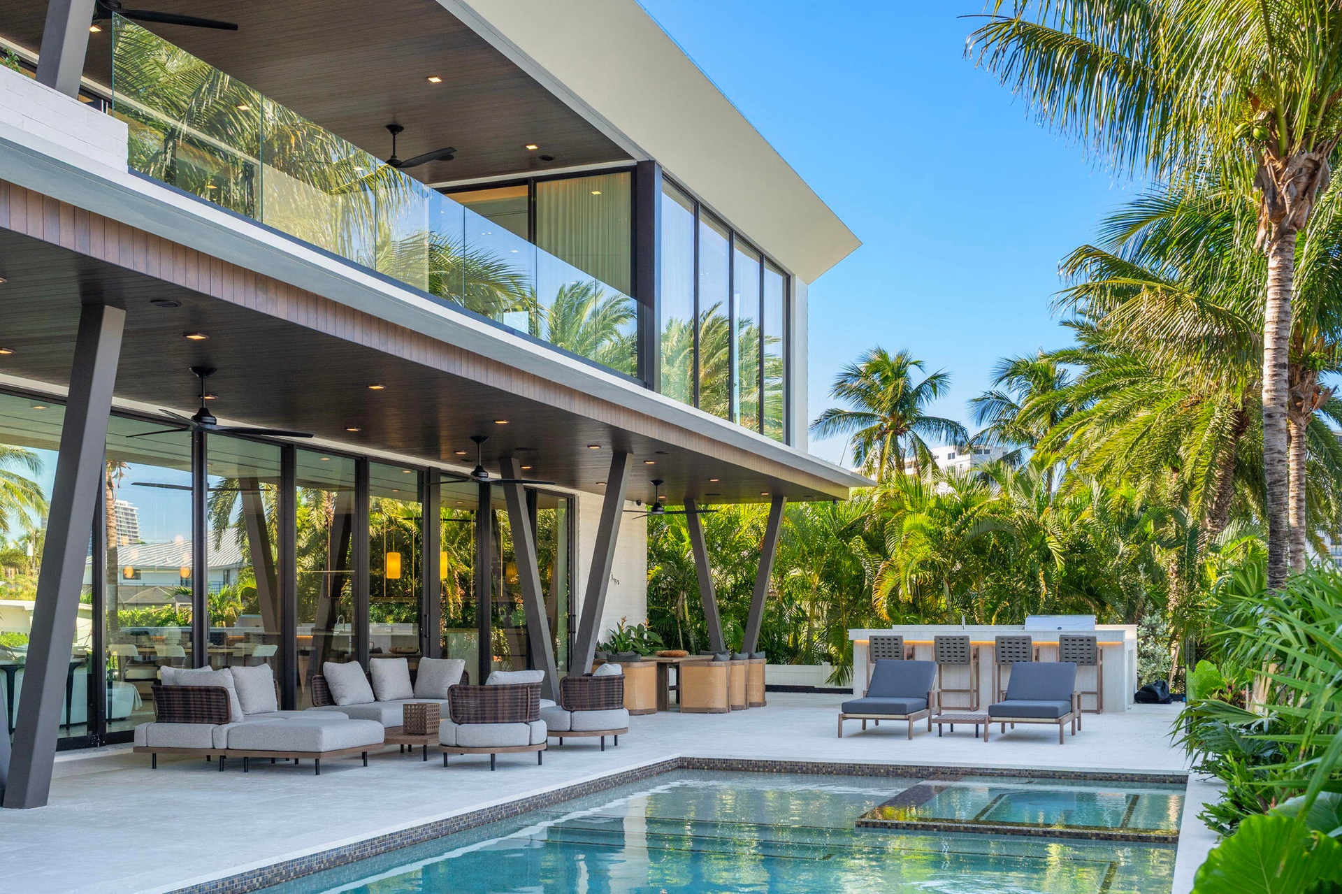 Pool deck