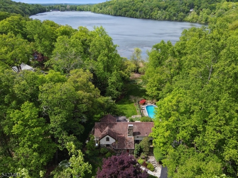 Aerial view of the property