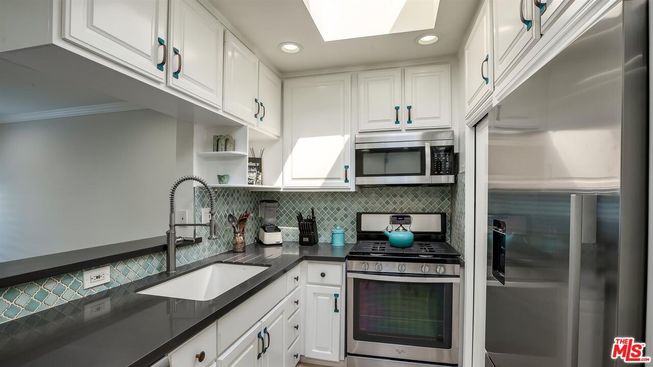 Bright open kitchen