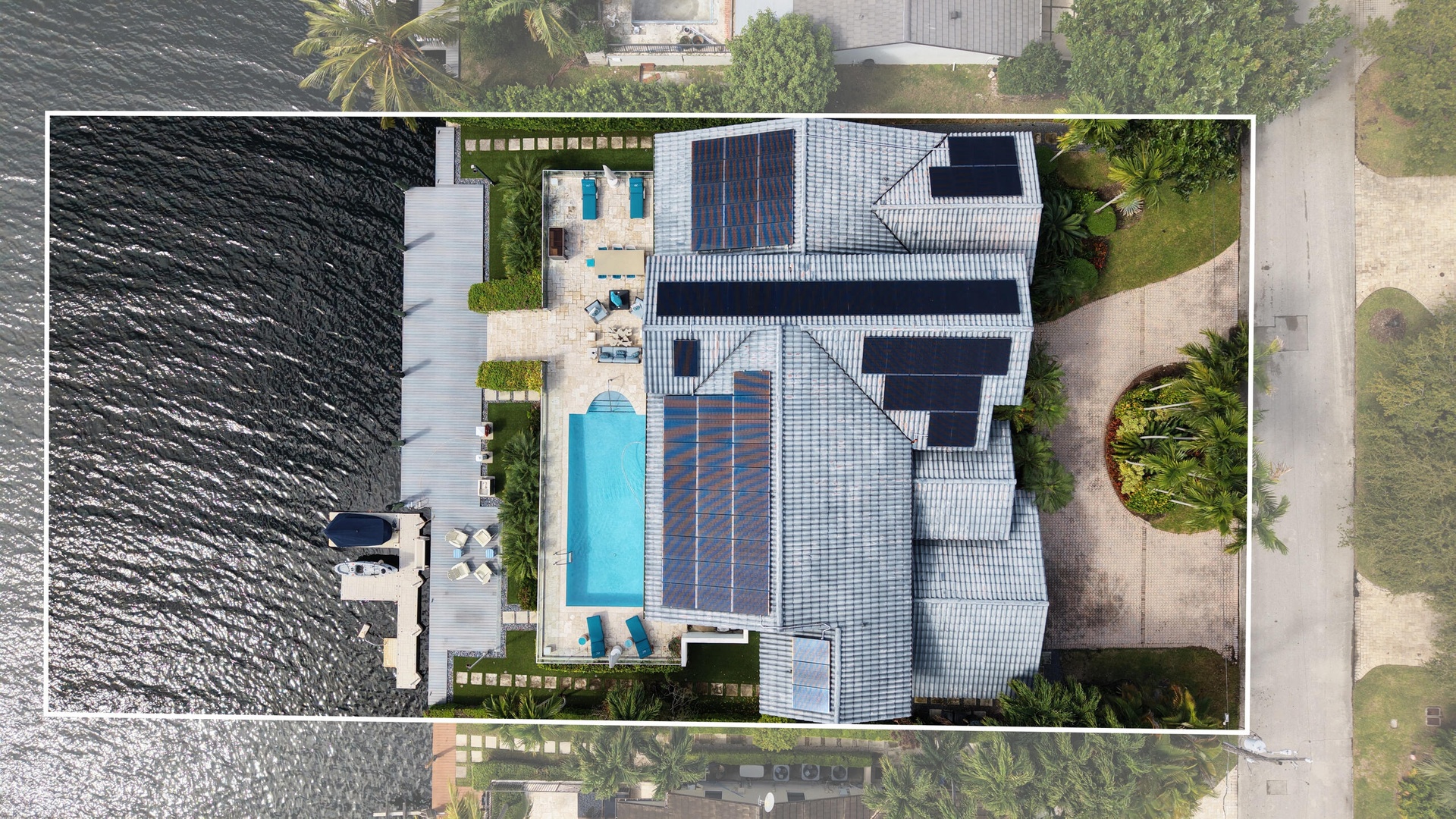 AERIAL VIEW OF SOLAR PANEL