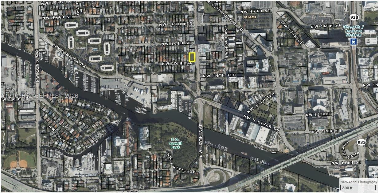 Aerial Map. Satellite imagery providing the geographical orientation of the property