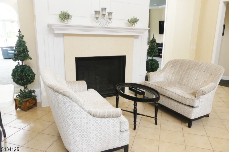 Clubhouse fireplace