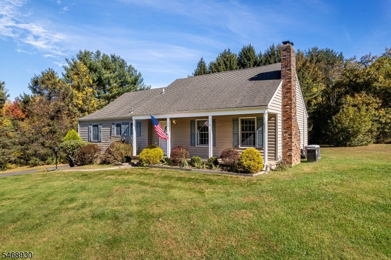 Front view from side yard