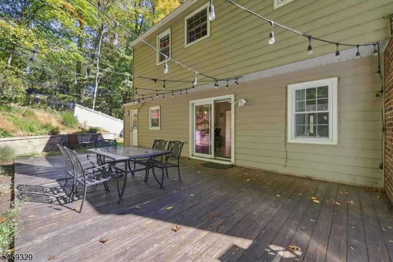 Rear deck with woodland views