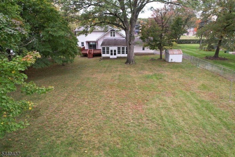 Ariel View of the backyard