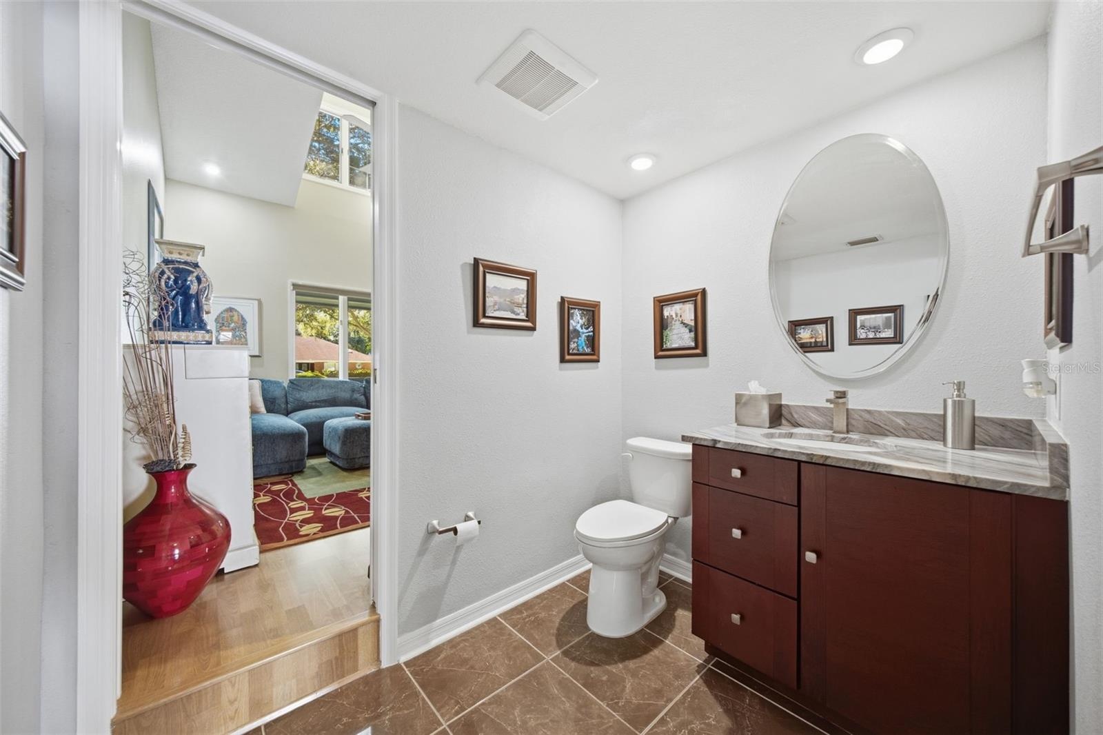 Downstairs Powder Room for Guests
