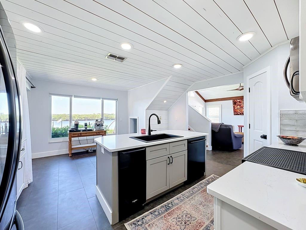 Kitchen River view