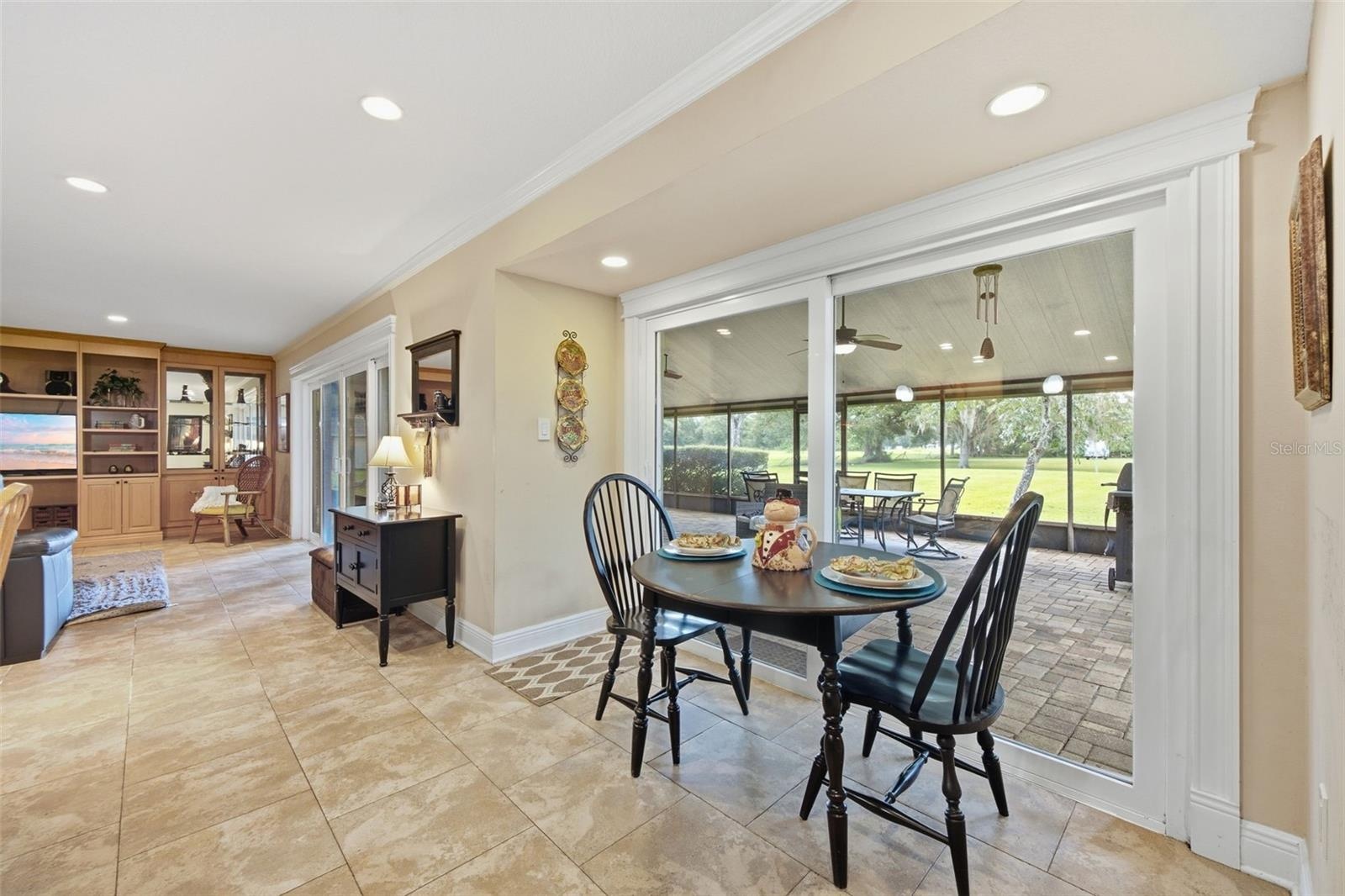 Enjoy coffee while enjoying your private backyard