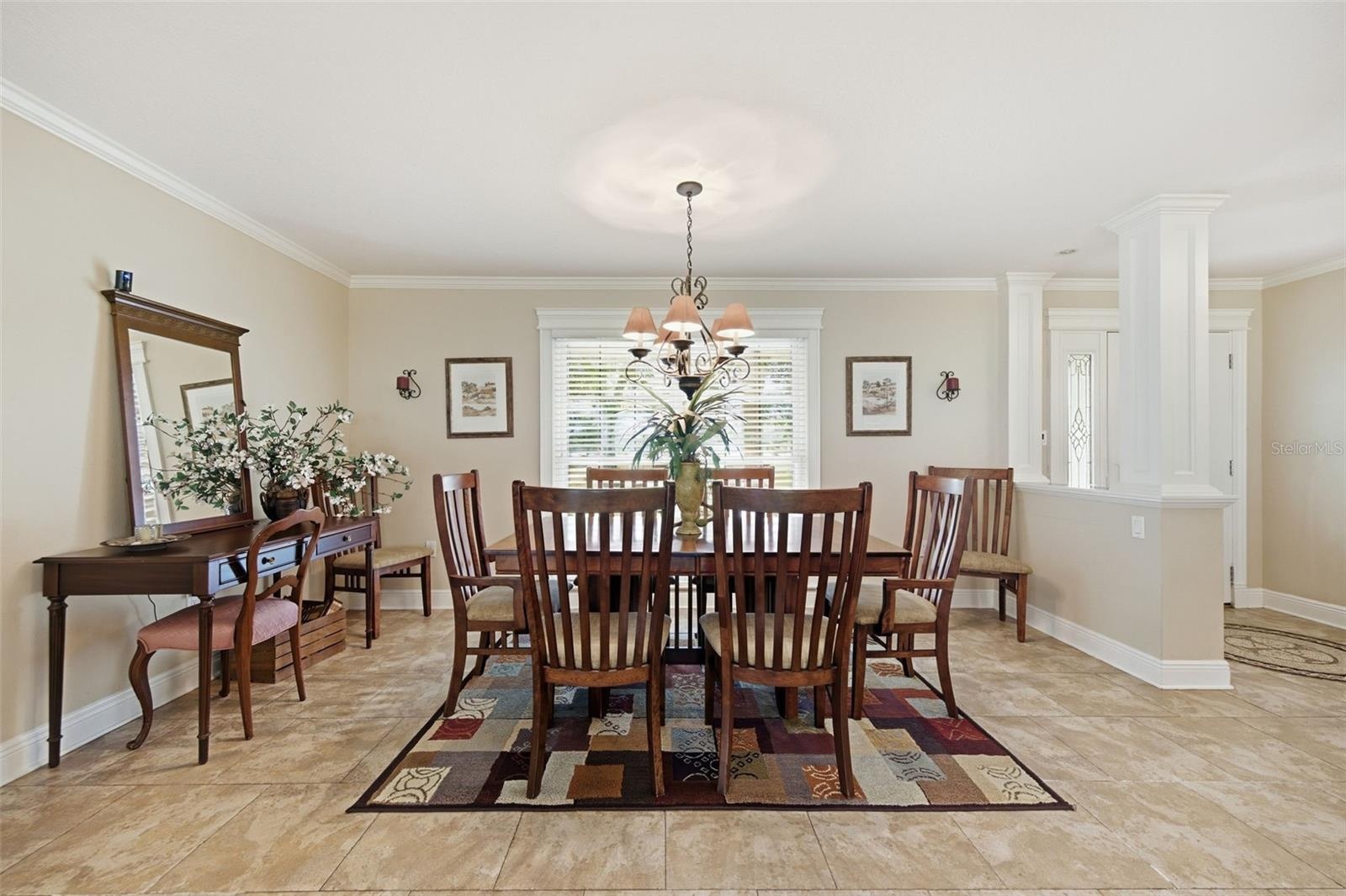 Formal dining area