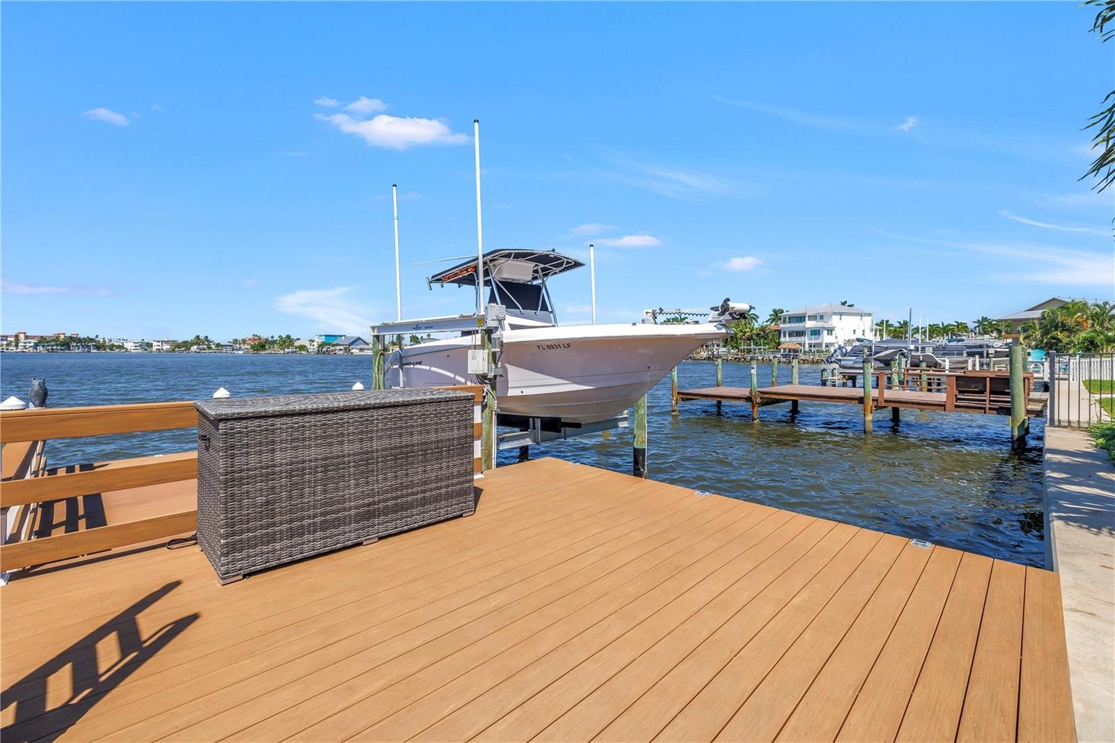 Spacious Upper Deck of Dock