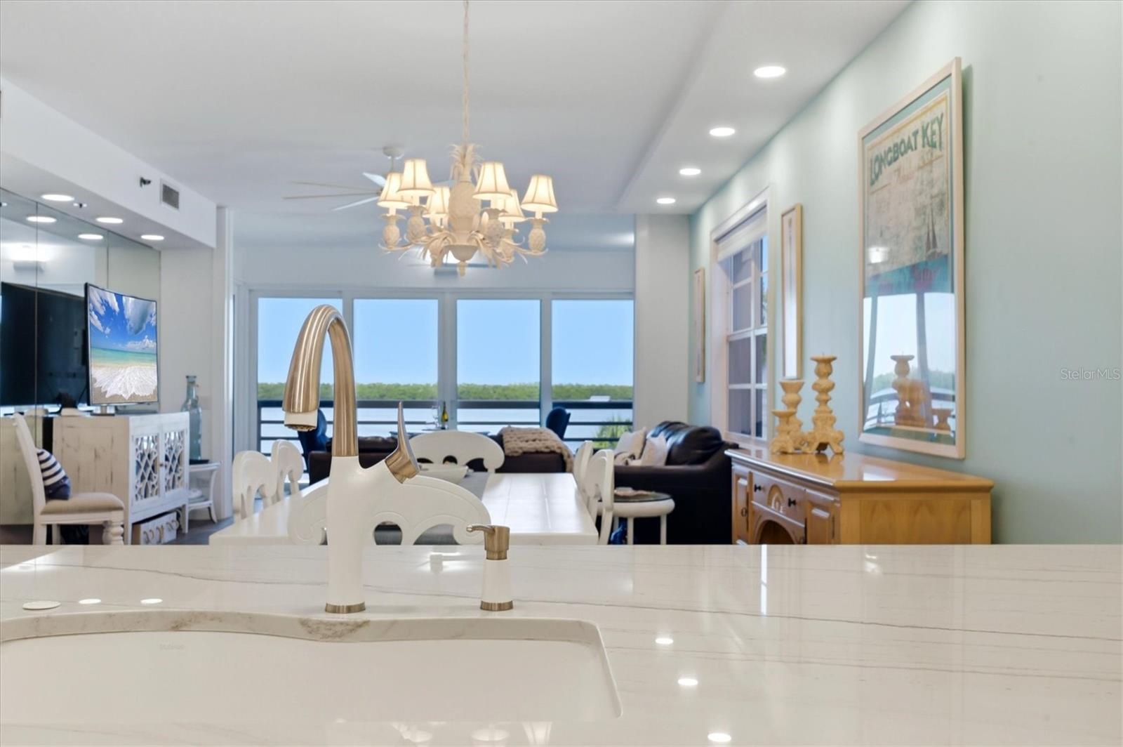 Water view from Kitchen