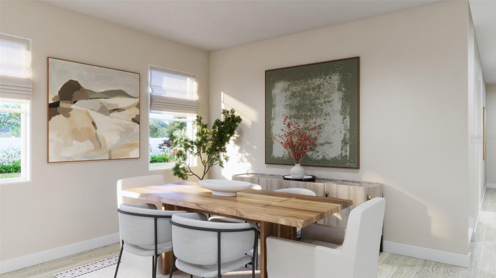 Dining Rendering (Virtually Staged)