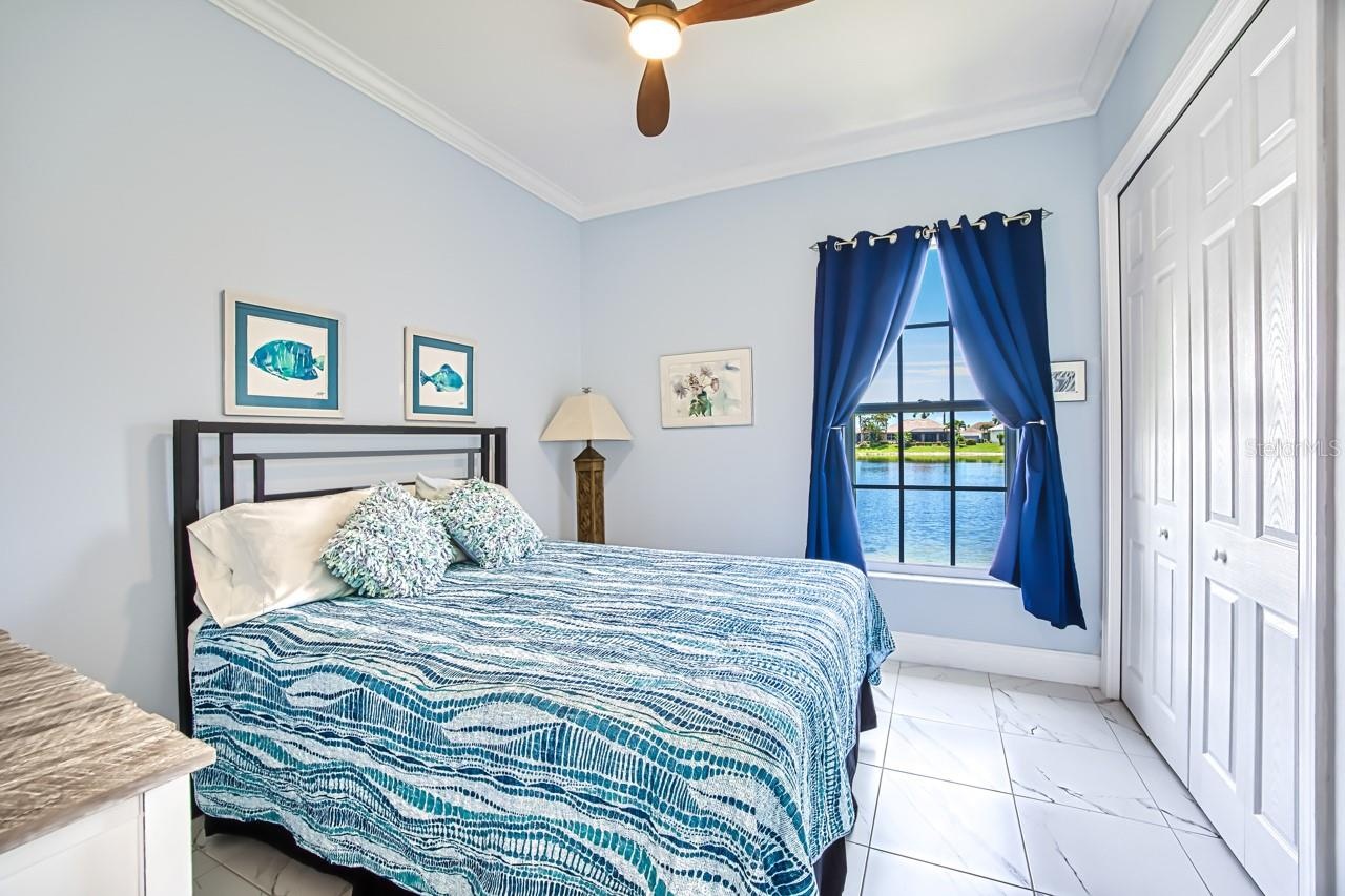 Guest Bedroom overlooking the lake