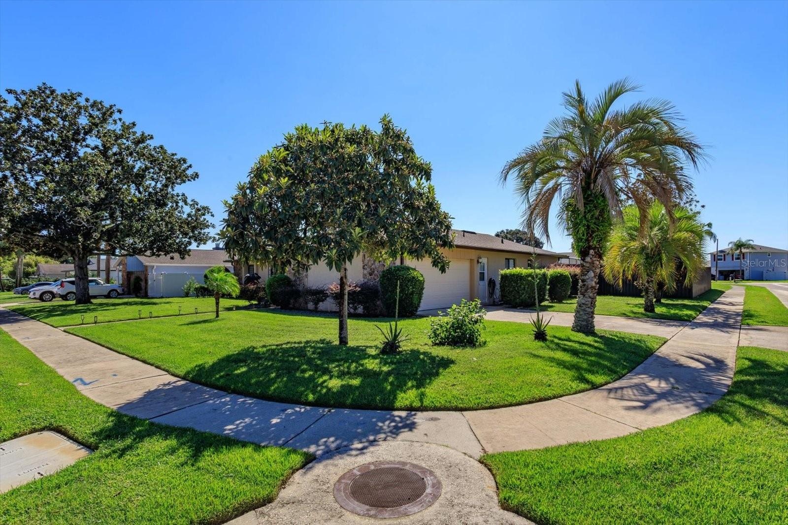 .30 acre corner lot with new landscaping