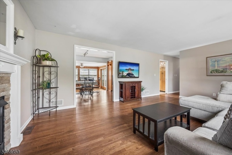 Living Room into Dining Room