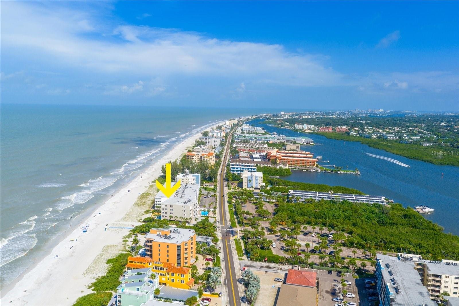 Aerial of location