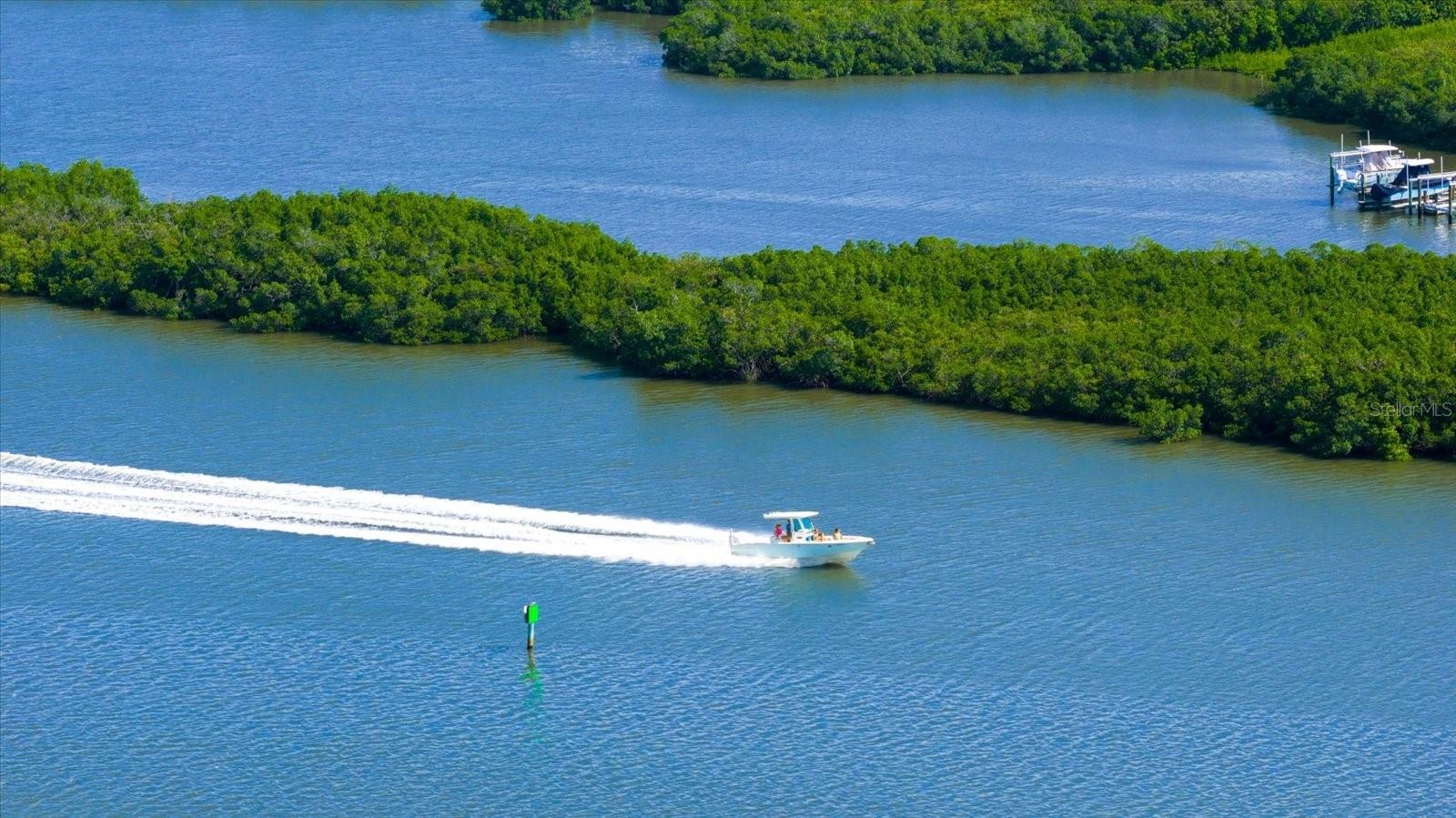 Nice blue waters