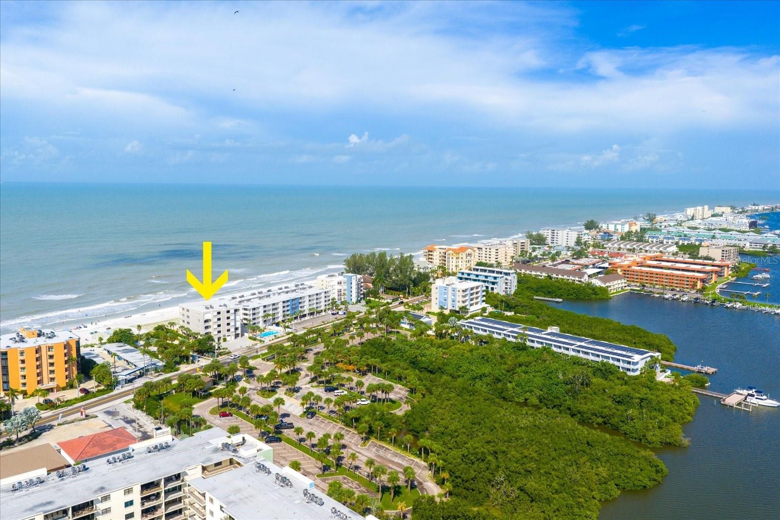 Aerial of location