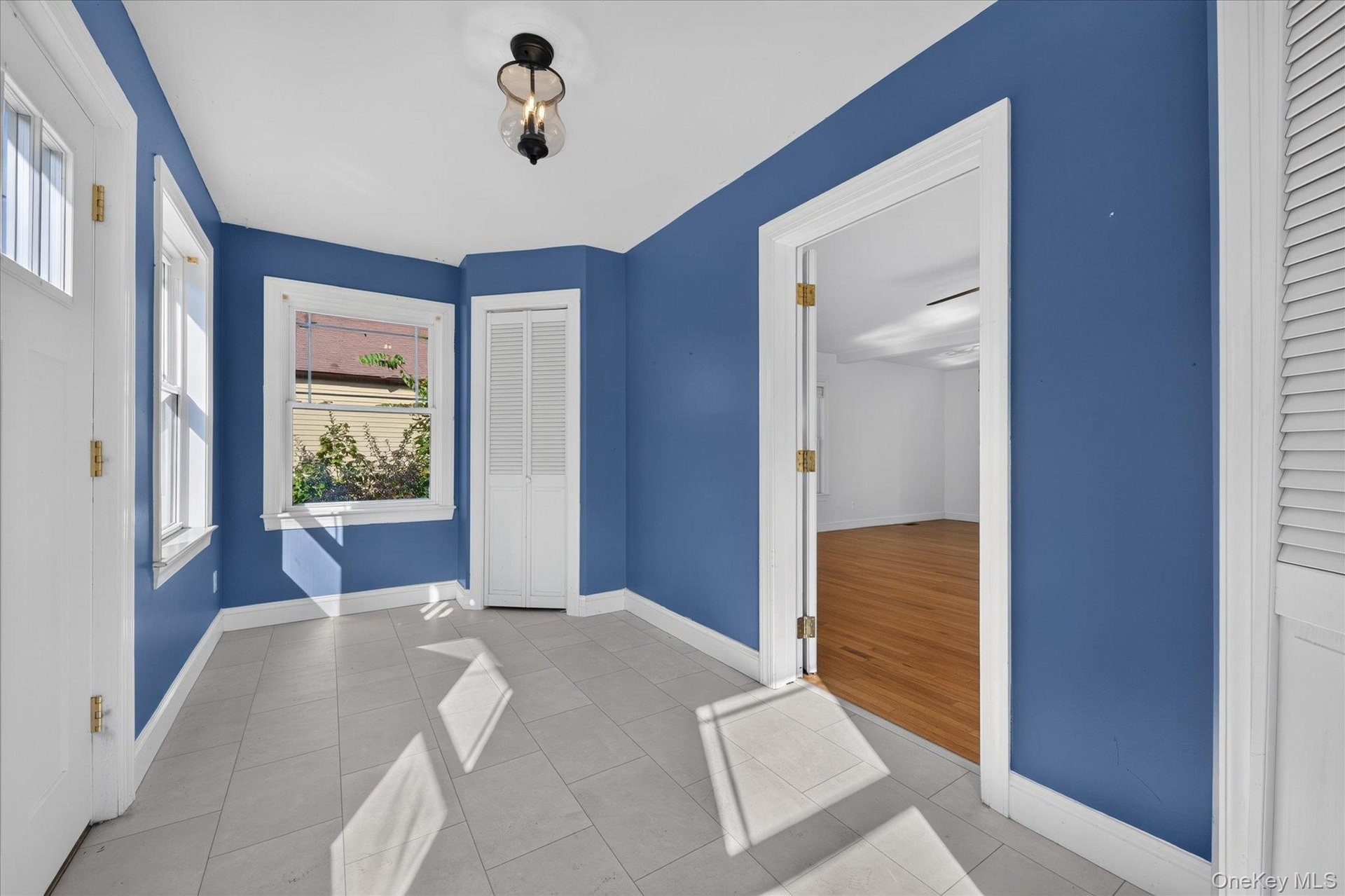 Front Mudroom With Two Closets