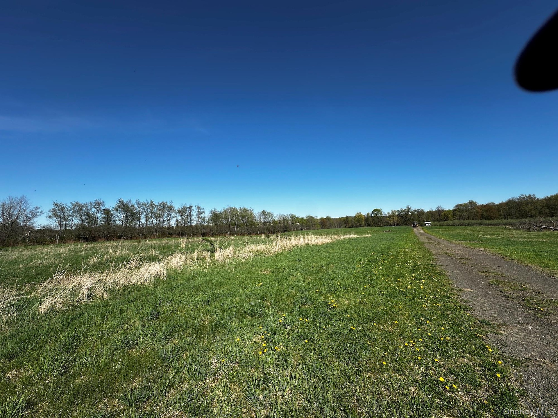 View of road with a rural view