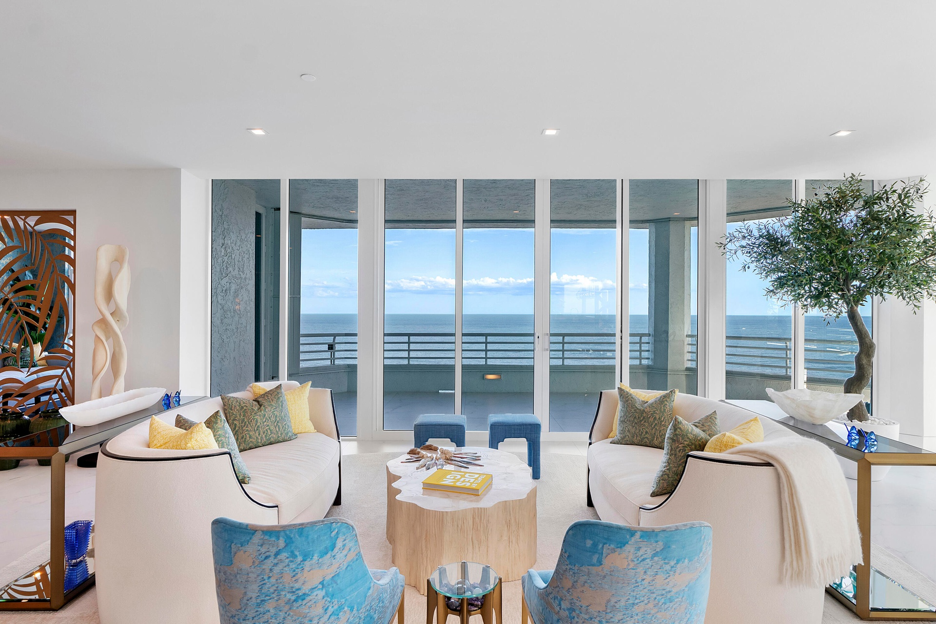 The Gathering Room
Centrally positioned within the expansive great room, this inviting gathering space was designed for meaningful conversation agains